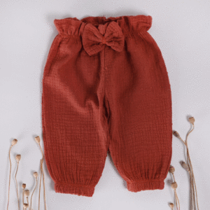 Otroske baggy hlace iz muslina