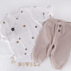Otroski komplet za novorojencke iz muslina