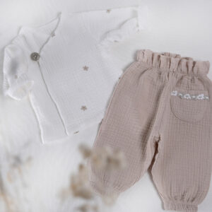 Otroski komplet za novorojencke iz muslina