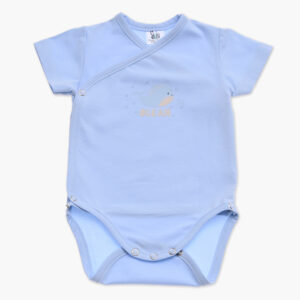 Otroski bodi na preklop s kratkimi rokavi