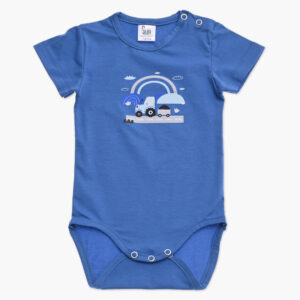 Otroski bodi za fanta s kratkimi rokavi