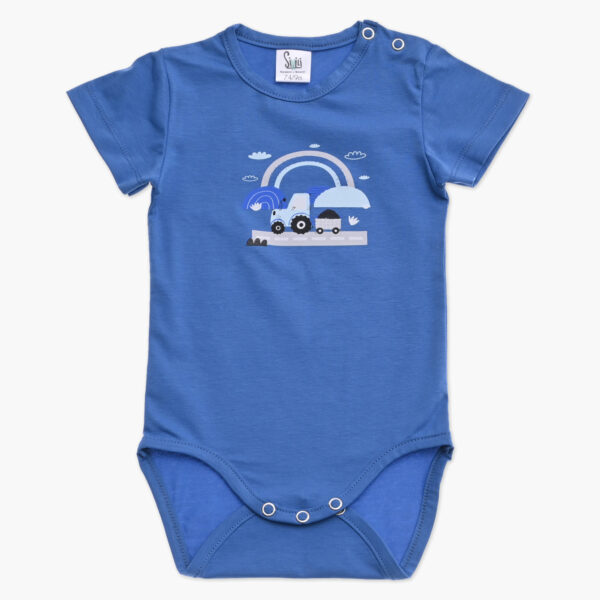 Otroski bodi za fanta s kratkimi rokavi