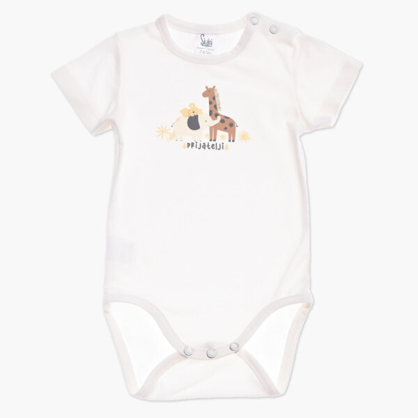 Otroski bodi s kratkimi rokavi