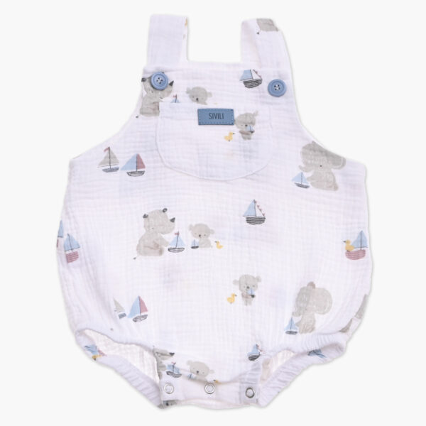 Otroski pajac - romper z naramnicami