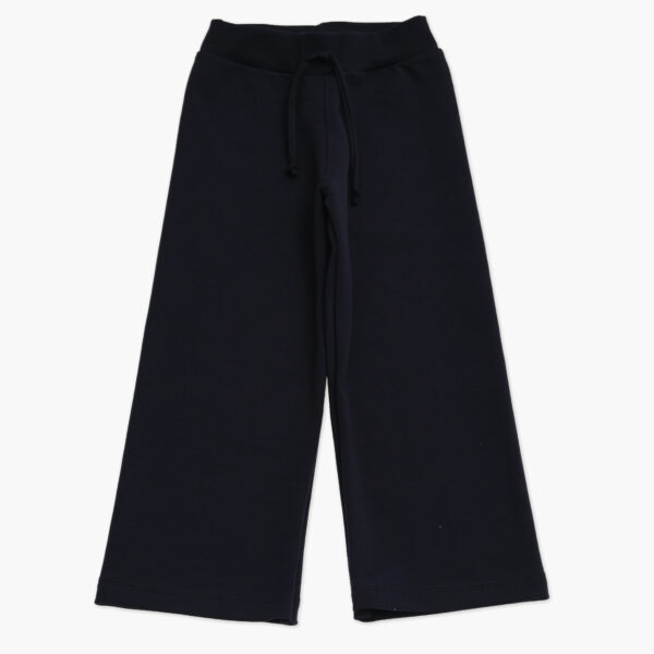 Temno modre wide leg hlače za deklice 7–14 let