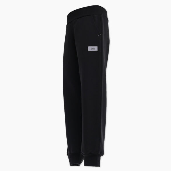 Črne otroške hlače unisex 7–14 let Sivili